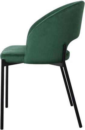 Halmar Krzesło K455 Velvet Ciemnozielone Tapicerowane Aksamitem V-Ch-K/455-Kr-C.Zielony