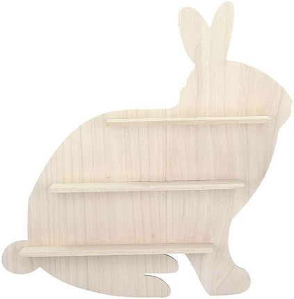 Yellow Tipi Półka Wooden Rabbit 50X7X50Cm P1252543987