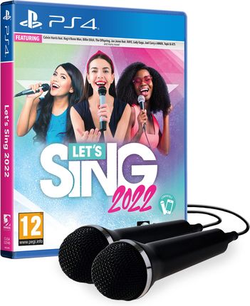 Let's Sing 2022 + 2 mikrofony (Gra PS4)