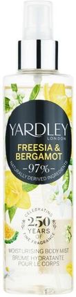 Yardley Freesia & Bergamot Perfumowana Mgiełka Do Ciała 200 ml