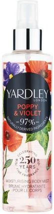 Yardley Poppy & Violet Perfumowana Mgiełka Do Ciała 200 ml