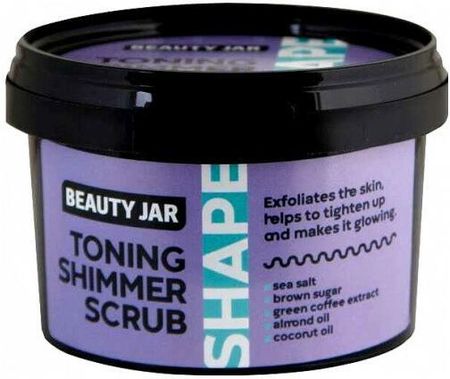 Beauty Jar Rozświetlający Peeling Do Ciała Toning Shimmer Scrub 360 G