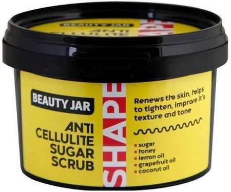 Beauty Jar Cukrowy Peeling Antycellulitowy Do Ciała Shape Anti Cellulite Sugar Scrub 250 G