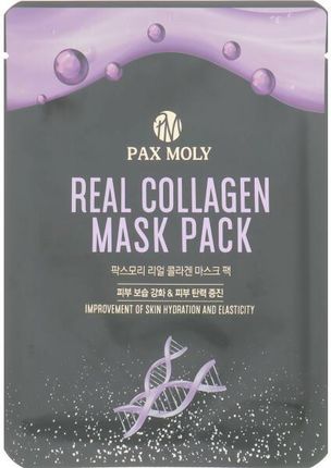 Pax Moly Nawilżająca Maseczka Kolagenowa W Płachcie Do Twarzy Real Collagen Mask Pack 25Ml