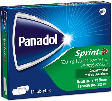 Panadol Sprint 500g 12 tabletek
