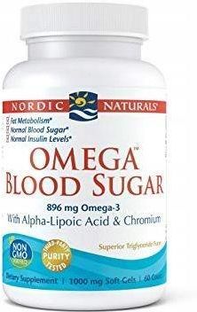 Nordic Naturals - Omega Blood Sugar, 896mg, 60 kaps
