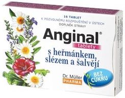 Zdjęcie Dr. Muller Pharma - Anginal, rumianek, ślaz i szałwia , 16 tabl - Brańsk