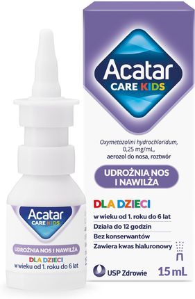 Acatar Care Kids aerozol do nosa 15 ml