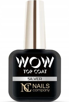 Top coat silver WOW Nails Company 6 ml