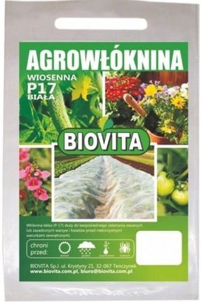 Biovita Agrowłóknina P-17 Biała 3.2x20