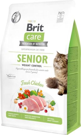 Brit Care Cat Grain Free Senior Weight Control 2x2kg