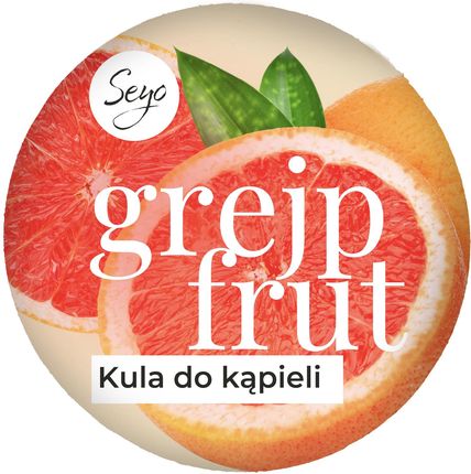 Seyo Grapefruit Kula Do Kąpieli Orzeźwiająca 100 G