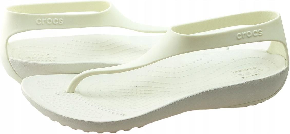IENA - あおー Crocs Serena Flip japonki 205468 oyster 38/39 - Ceny i