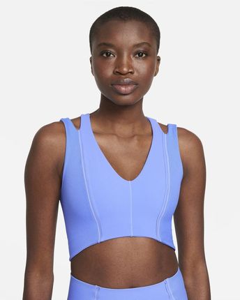 Nike Yoga Luxe Dri Fit Women'S Infinalon Jumpsuit W Royal Pulse