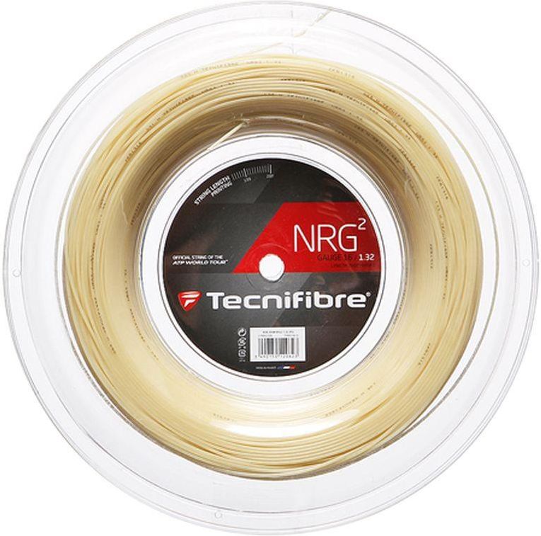 Tecnifibre NRG2 (16-1,32 Mm) Bobina Di Corda Da Tennis (Naturale - Foto 7