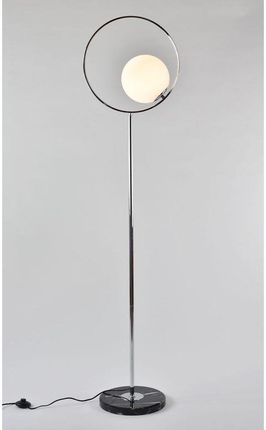 Mcodo Lampa Podłogowa Bella Z Marmurową Podstawą Srebrny Chrom (F83022SILVER)