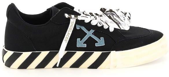 Off White Low Vulcanized Canvas Sneakers - Ceny i opinie