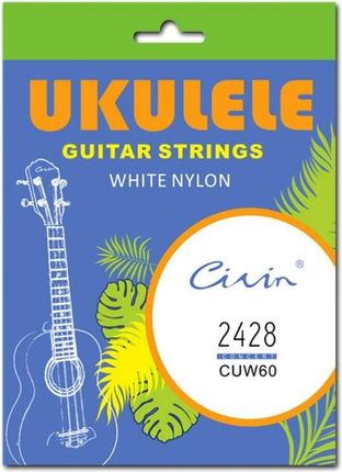 NN US 2428 struny do ukulele nylonowe białe Civin