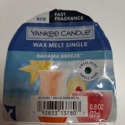 Yankee Candle Classic Wax Bahama Breeze 22G 7988