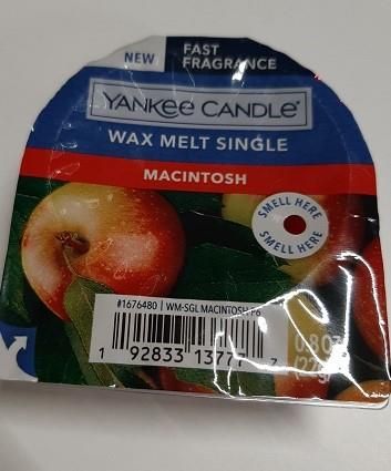 Yankee Candle Classic Wax Macintosh 22G 7989