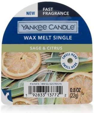 Yankee Candle Classic Wax Sage&Citrus 22G 8188