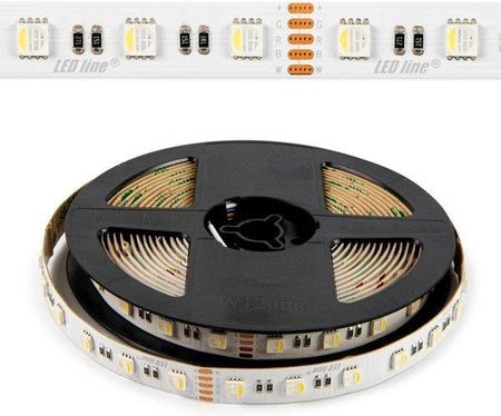 Profesjonalna Taśma LED line 300 SMD5060 24V 6100-6800K rolka 5m | RGBW