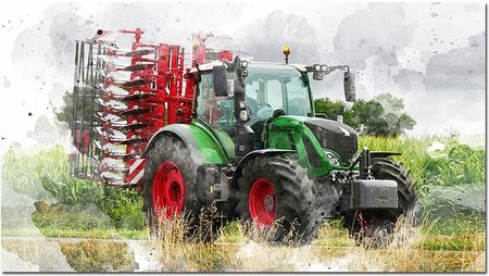 Obraz Traktor 6 60X30Cm Na Płótnie Ciągnik 11278590564