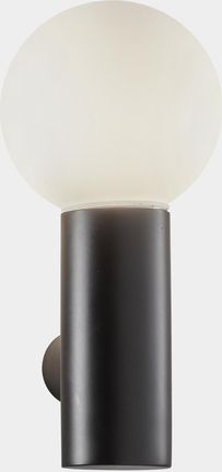 Kinkiet na żarówkę  Leds C4 Mist B E14 wodoodporna IP44 czarna srebrna : Kolor obudowy  - czarna