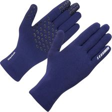 Gripgrab Długie Waterproof Knitted Thermal Niebieski - Rękawiczki rowerowe
