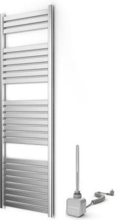 Grzejnik elektryczny łazienkowy Warmtec Velo 60 x 180 chrom + grzałka 800W