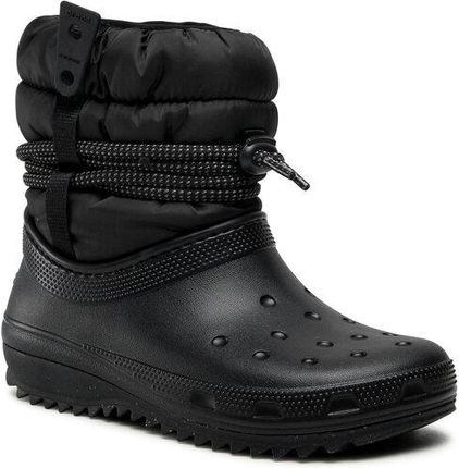 Crocs Śniegowce Classic Neo Puff Luxe Boot W 207312 Czarny