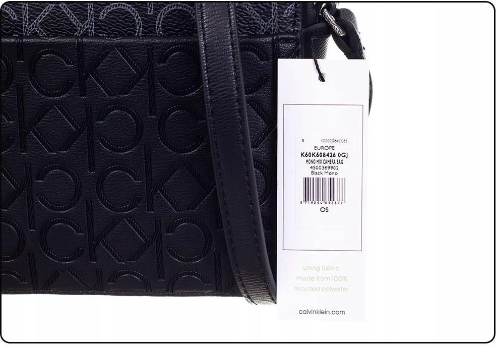 Calvin Klein Torebka Damska Mono Camera Bag Black Ceny i opinie