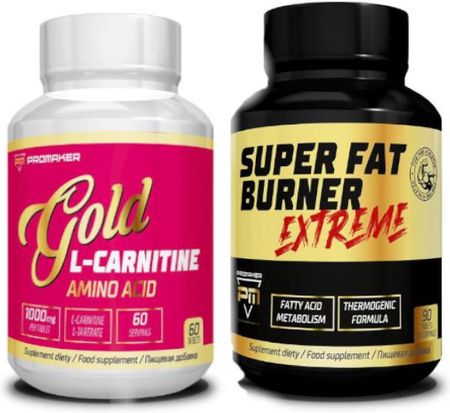 Promaker Creative Sport Nutrition Promaker Super Fat Burner Extreme 90Tab + L Carnitine 60Tab