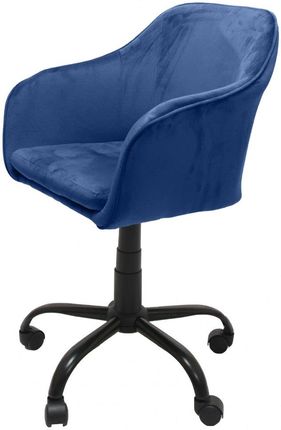 Fotel Obrotowy Krzesło Marlin Tkanina Granatowy