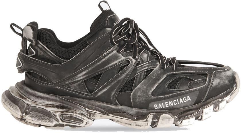 BALENCIAGA TRACK FADED トラック　スニーカー　nubian Balenciaga Track faded-effect Sneakers | Brown | FARFETCH PL