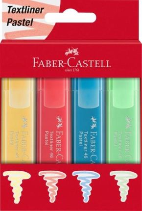 Faber-Castell Zakreślacze Pastelowe 4 Kolory