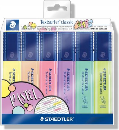 Staedtler Zakreślacz Pastel Textsurfer 6 Kol.