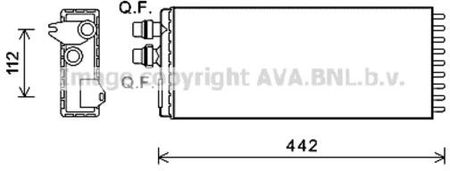 Ava Cooling Systems Nagrzewnica Ogrzewania Kabiny Ava Quality Cooling Iva6113