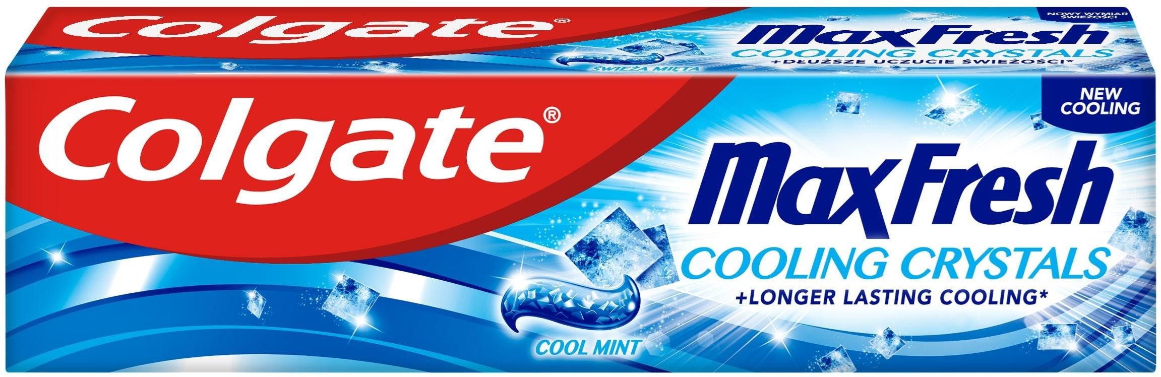 Colgate Max Fresh Cooling Crystals Pasta do zębów 75 ml - Opinie i ceny na  Ceneo.pl