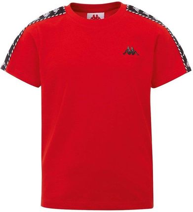 Koszulka męska Kappa Ilyas czerwona 309001 18-1664