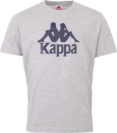 Koszulka męska Kappa Caspar szara 303910 15-4101M