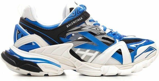 スニーカー BALENCIAGA Balenciaga Sneakers Men Fabric White/Blue i-balenciaga-sneakers.jpg