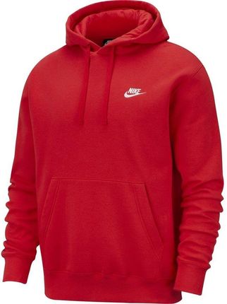 Bluza męska Nike NSW Club Hoodie czerwona BV2654 657