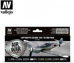 Zdjęcie Vallejo 71166 Luftwaffe Colors 1941 To End War [Paint Set] - Wołomin