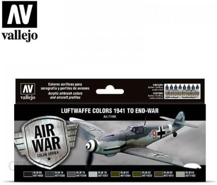 Vallejo Model Air Set 71166 - Luftwaffe Colors 1941 to End-War