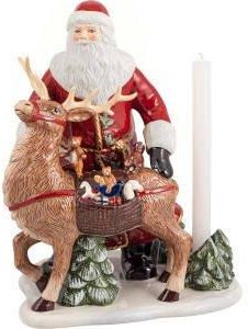 Villeroy&Boch Świecznik Św. Mikołaj I Jeleń Christmas Toys Memory 41181