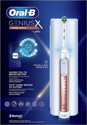 Szczoteczka elektryczna Oral-B Genius X Rose Gold + Etui 