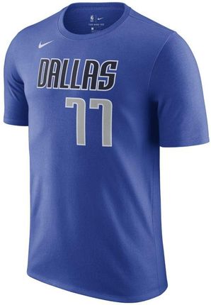Nike T Shirt Męski Nba Dallas Mavericks Niebieski