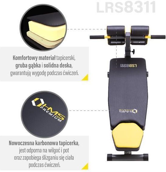 LSR8311 ŁAWKA RZYMSKA HMS PREMIUM - zdjęcie 3 LSR8311 ŁAWKA RZYMSKA HMS PREMIUM