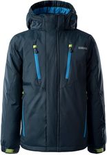 Zdjęcie Dziecięca kurtka narciarska Brugi 1AHP zimowa snowboardowa granatowa r. 34 (134-140 cm) - Szadek